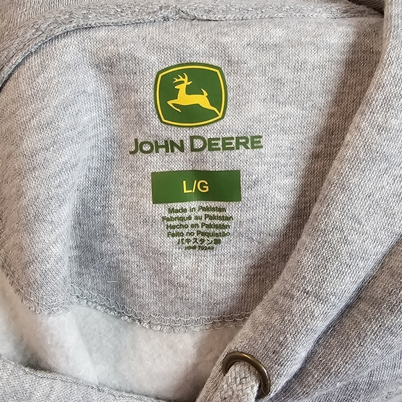 John Deere Mens Vintage Sign PO Hoodie - Picture 6 of 6